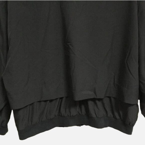 Calvin Klein Women Plus Size 3X 4X Black Windbreaker Jacket Lined Zip Stretch S - Picture 5 of 9